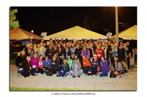 Everyone from the local AMEX offices, as well as the dozens of people from Accertify who attended the event!